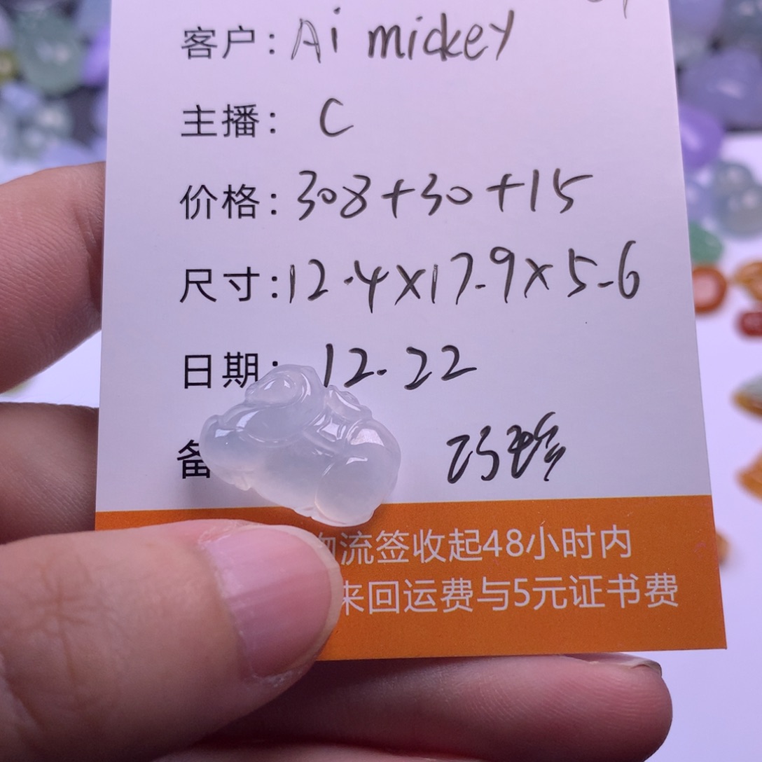 翡翠未镶嵌颈饰翡翠