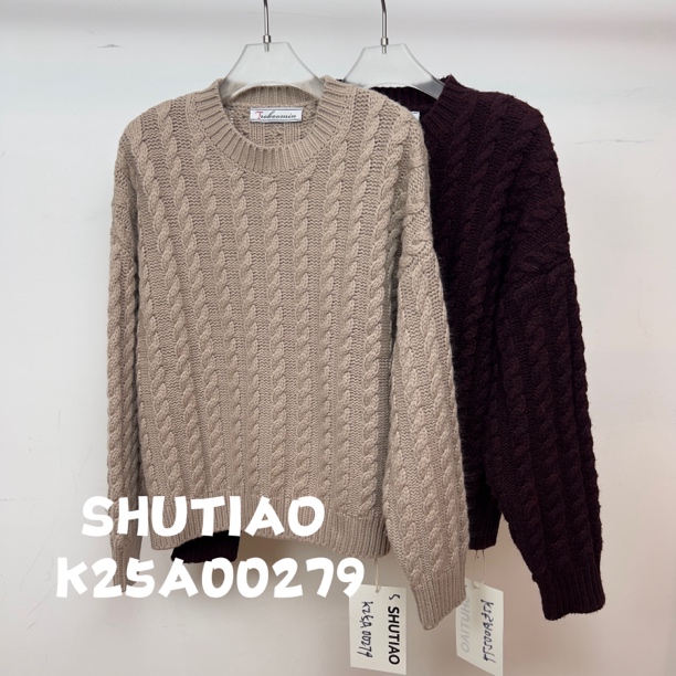 【SHUTIAO】2024秋冬：新款小众设计款毛衣K25A00279