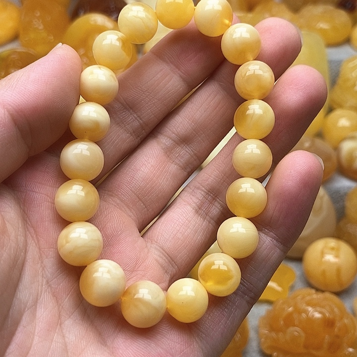 未镶嵌颈饰琥珀琥珀蜜蜡吊坠