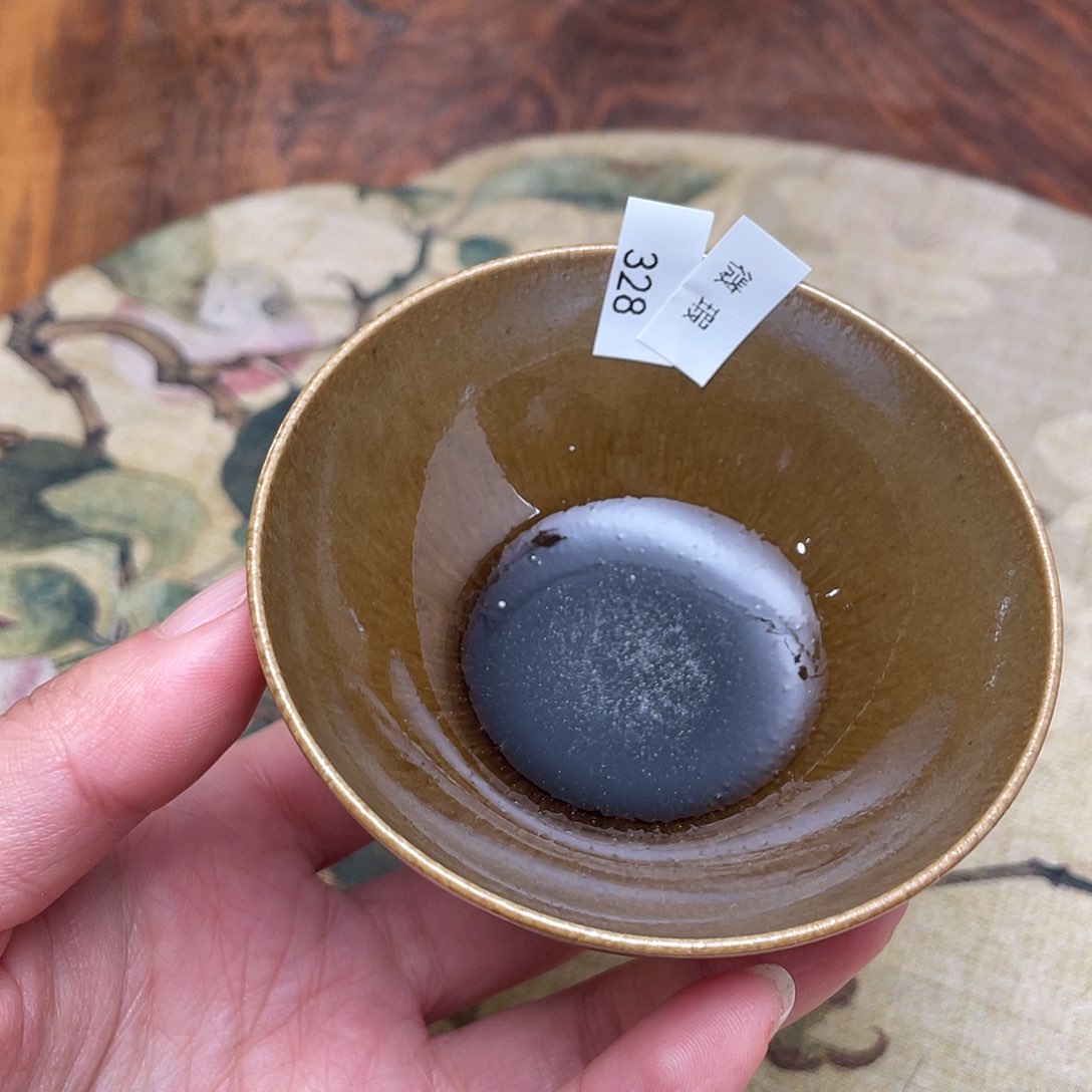 茶盏328 福临号建盏主人杯微瑕
