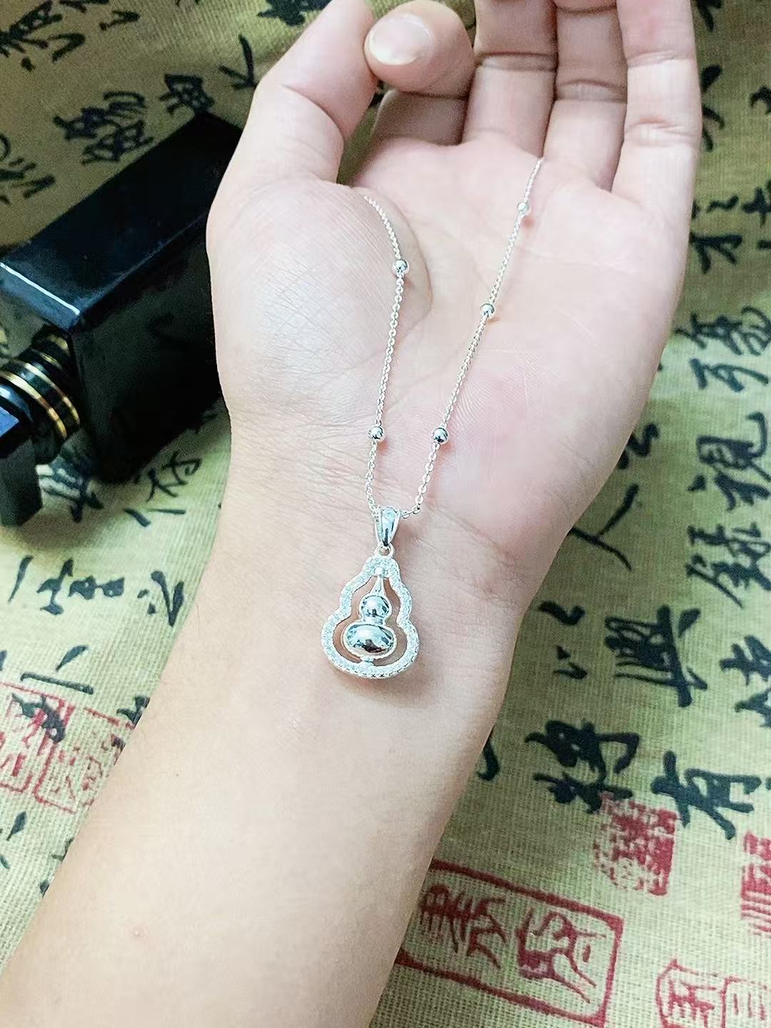 足银珐琅银制品 【清仓专属】轻职风女原创设计旋转葫芦款式