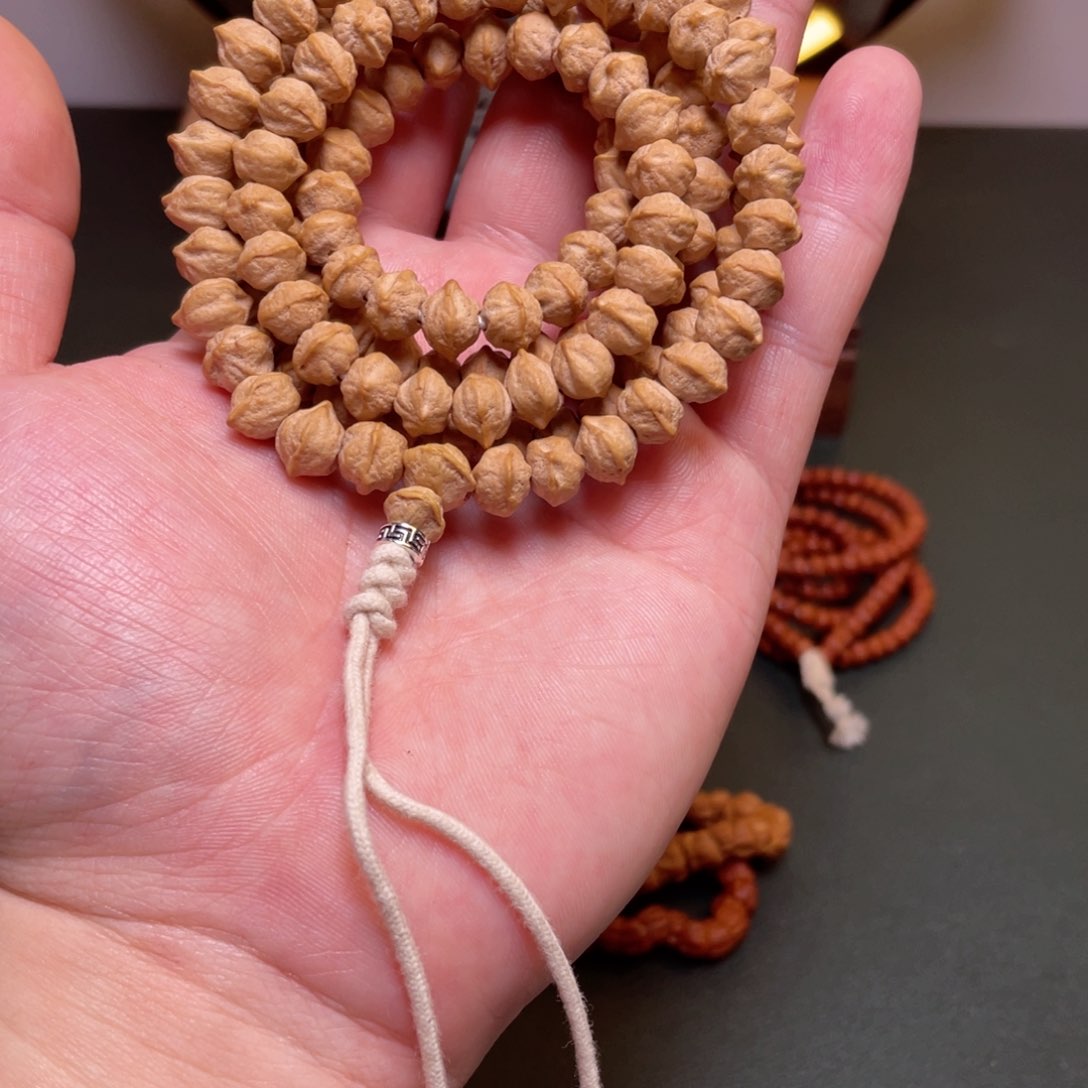 柏香籽/百香籽吊坠白牙横打长串