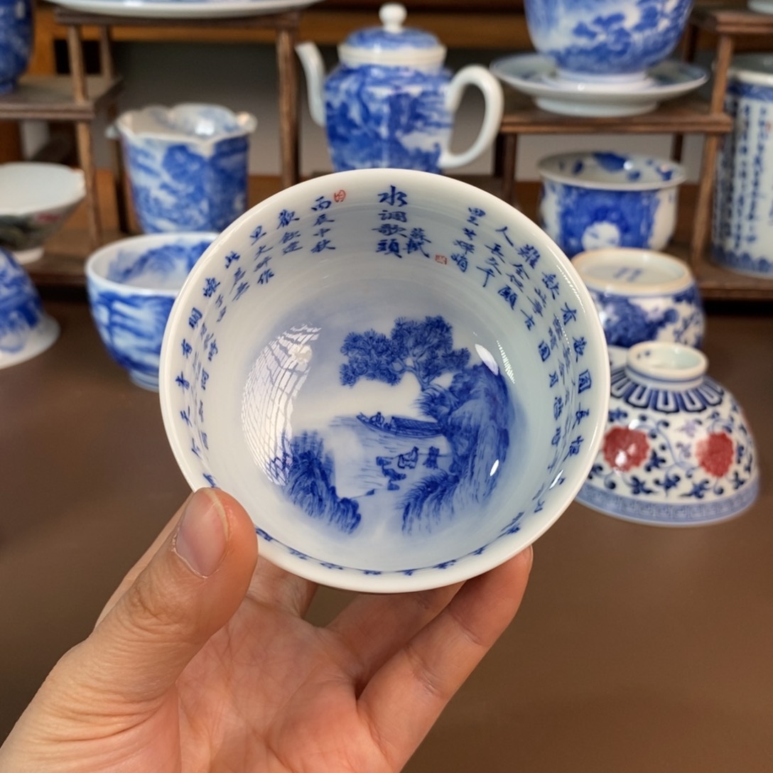 景德镇陶瓷手工手绘