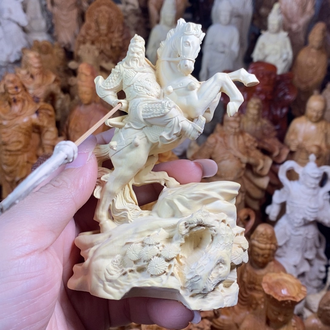 木黄杨12高骑马关公