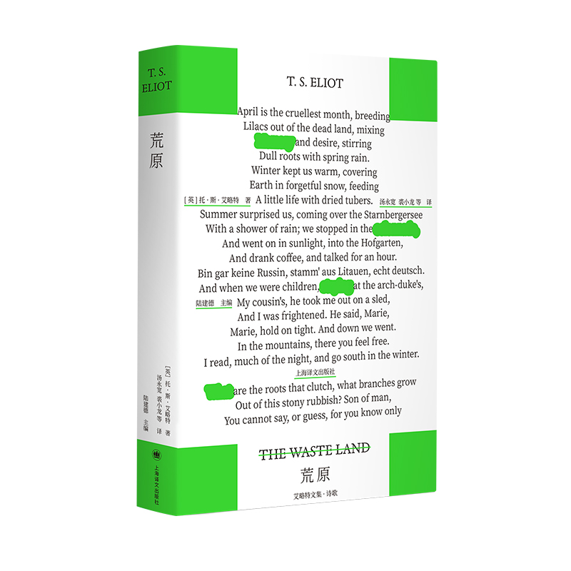 【文轩】荒原诗歌书籍译文冬天