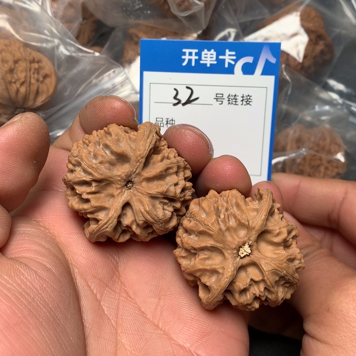 文玩核桃把件40苹果32