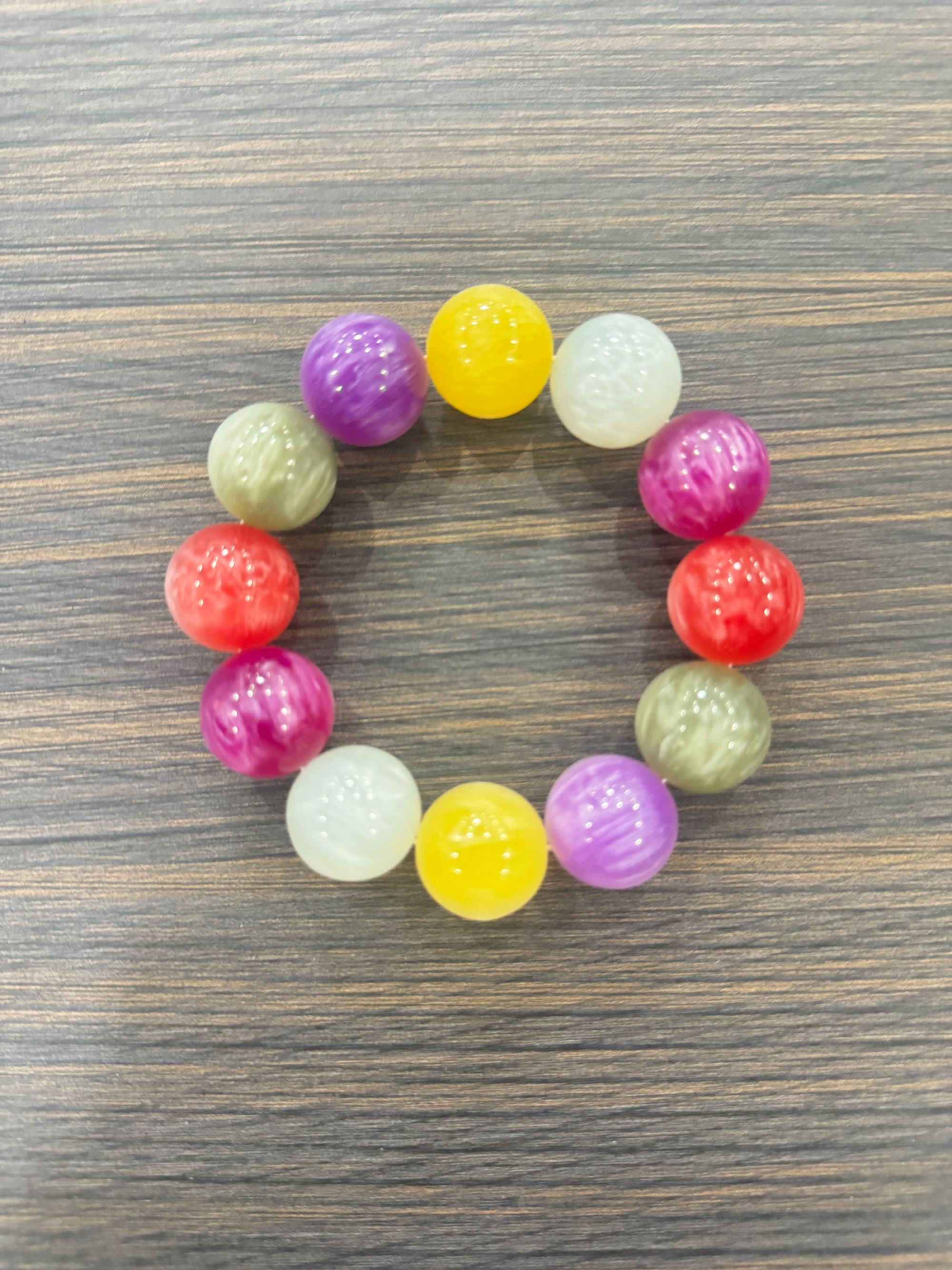 一类精品YW 七彩菩提 手串 无礼盒