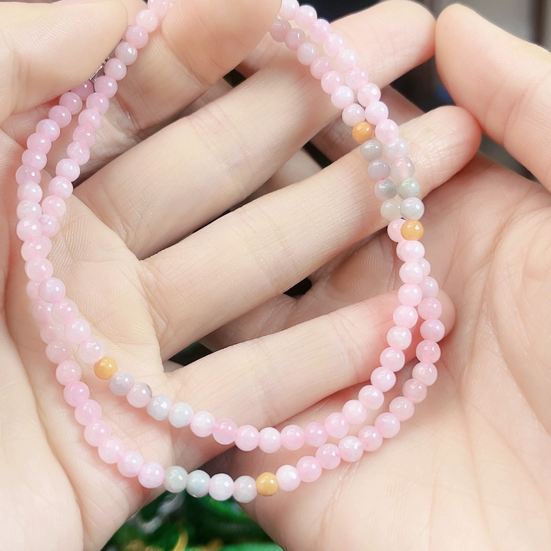 翡翠颈饰未镶嵌项链