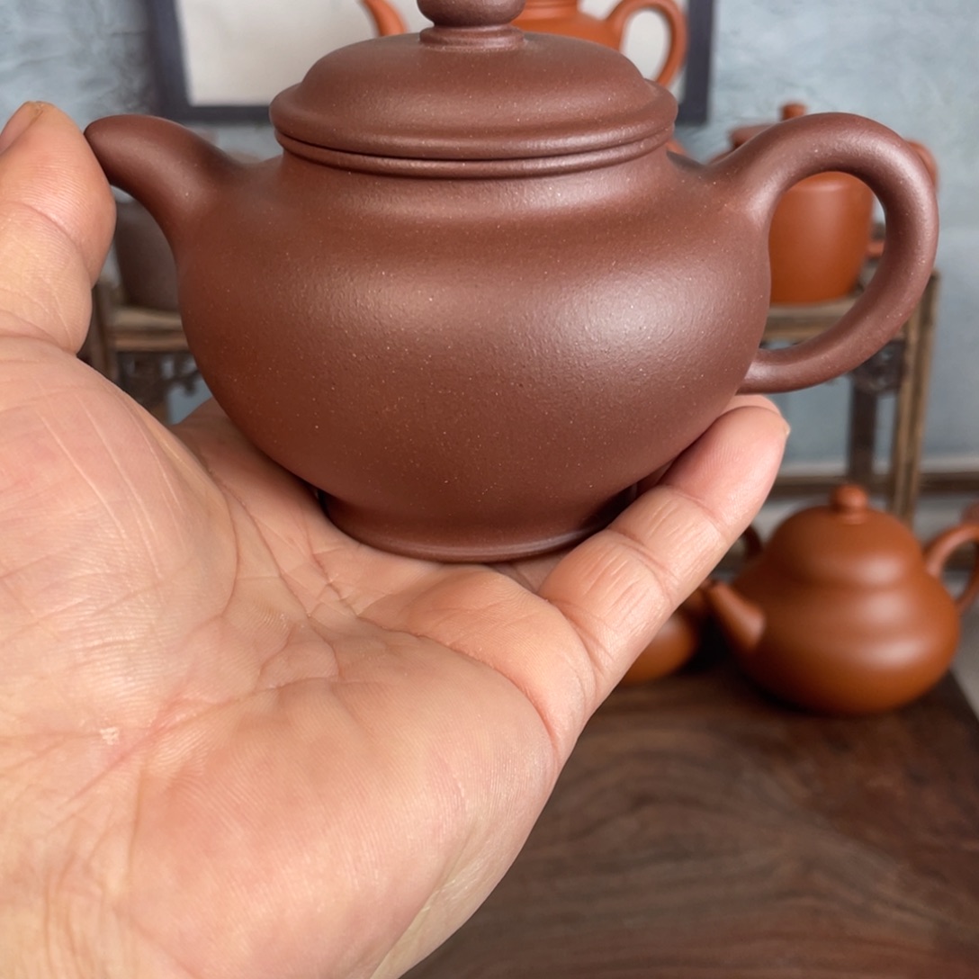 紫砂茶壶三***标宜兴紫砂