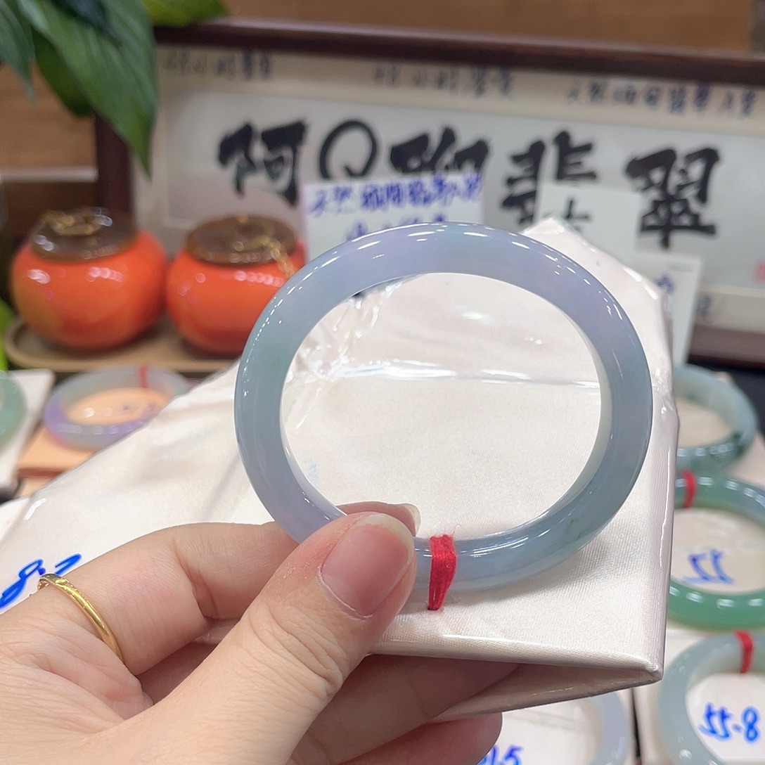 翡翠未镶嵌手镯天然缅甸A货翡翠手镯21