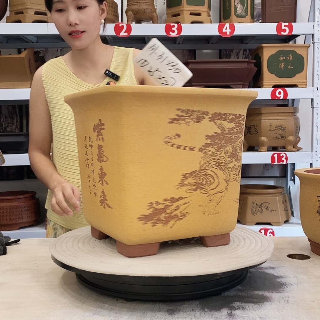 紫砂花盆紫砂花盆