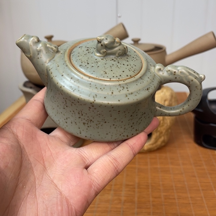 壶老段烧陶瓷茶器！