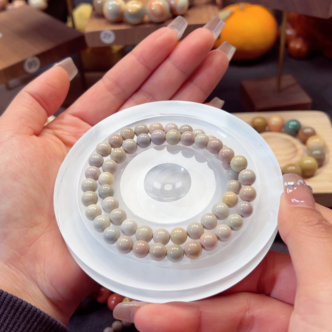 石英质玉手链未镶嵌弎*72