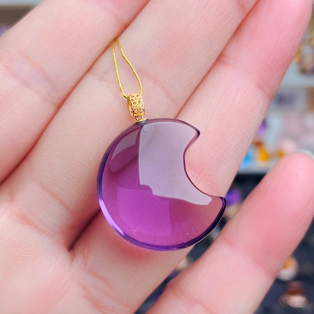 水晶18K金镶嵌珠宝半成品天然保真