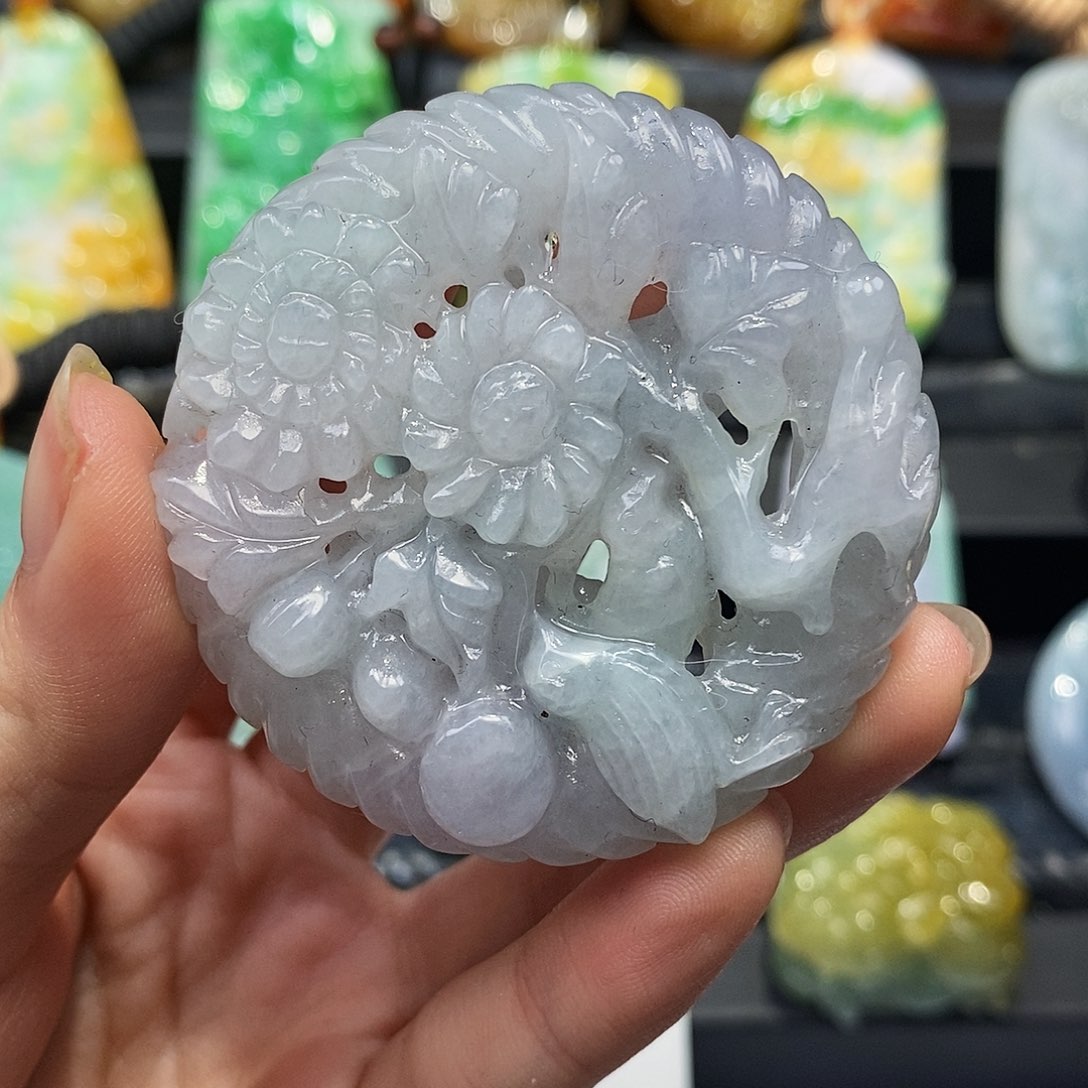 定制翡翠未镶嵌翡翠A货一物一证