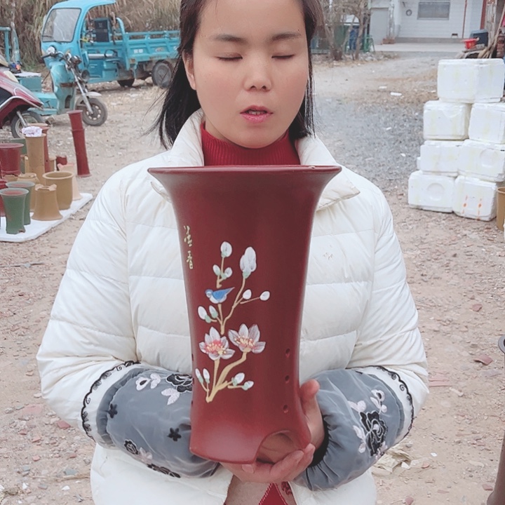 花盆紫砂宜兴紫砂精品花盆 