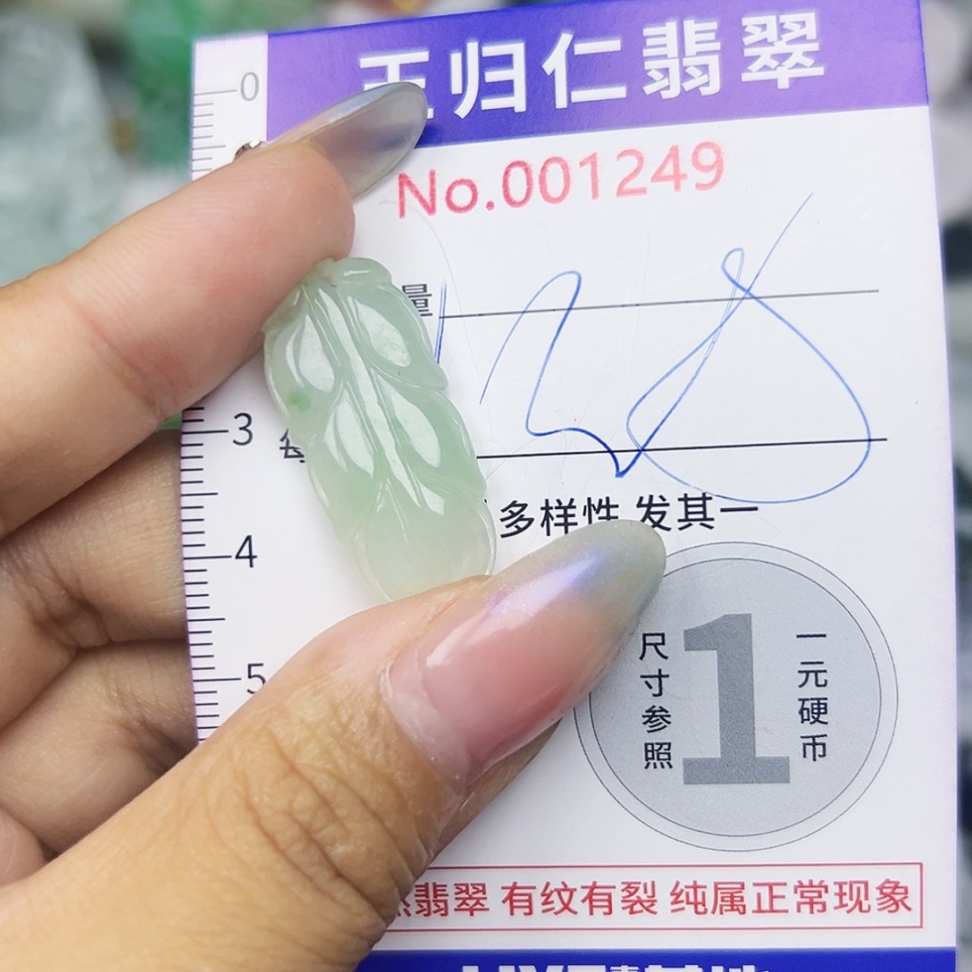 翡翠未镶嵌吊坠(不含链)2111