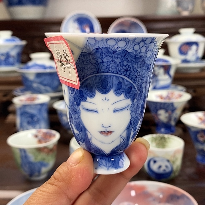 杯景德镇手工手绘陶瓷，高亮兴老师作品