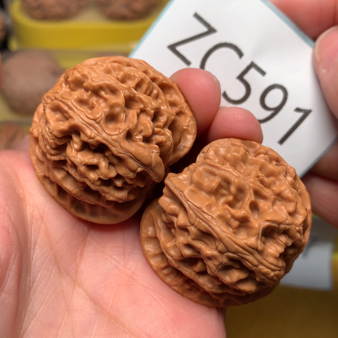 文玩核桃把件肉球苹果39