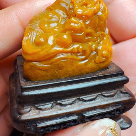 寿山石其他圣***卖田黄印章