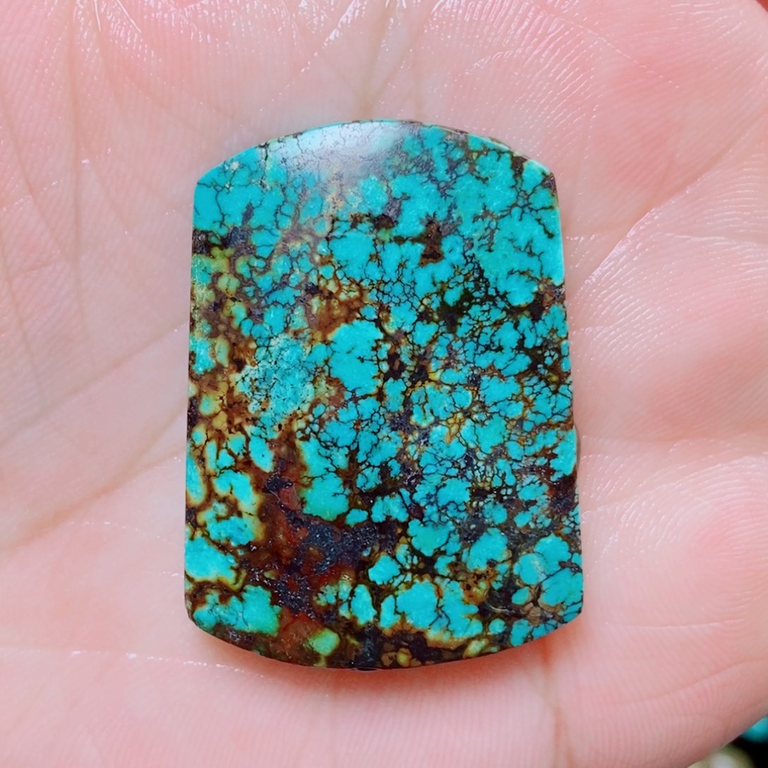 绿松石未镶嵌挂件小*