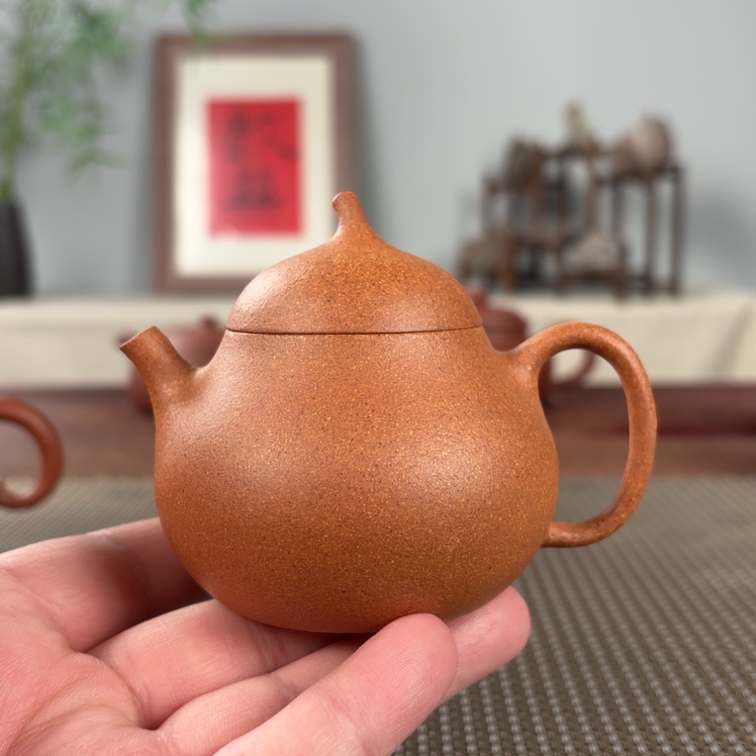 紫砂茶壶微瑕黄龙山原矿紫砂壶