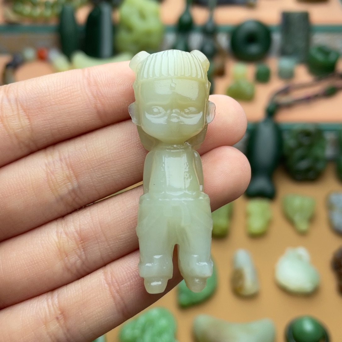 【闪购商品】和田玉颈饰未镶嵌哪吒