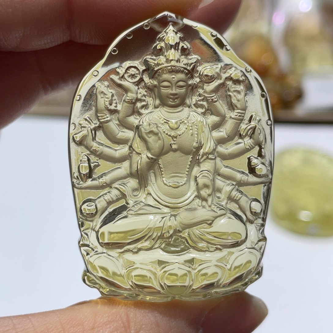 水晶颈饰未镶嵌定制