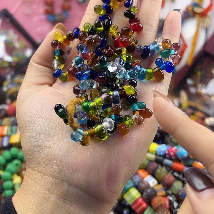 玻璃颈饰尼泊尔琉璃