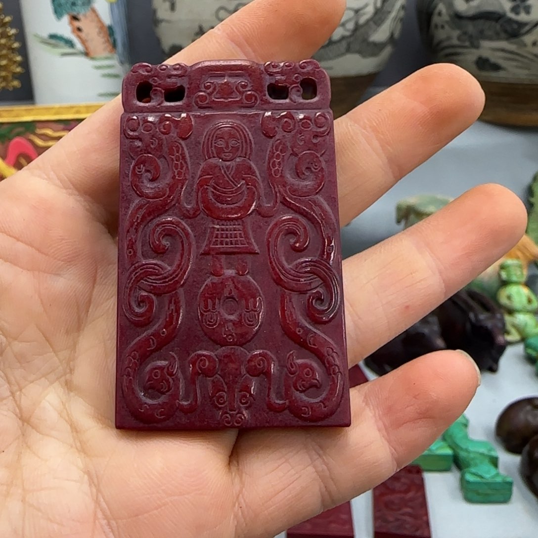 未镶嵌和田玉（糖玉）挂件