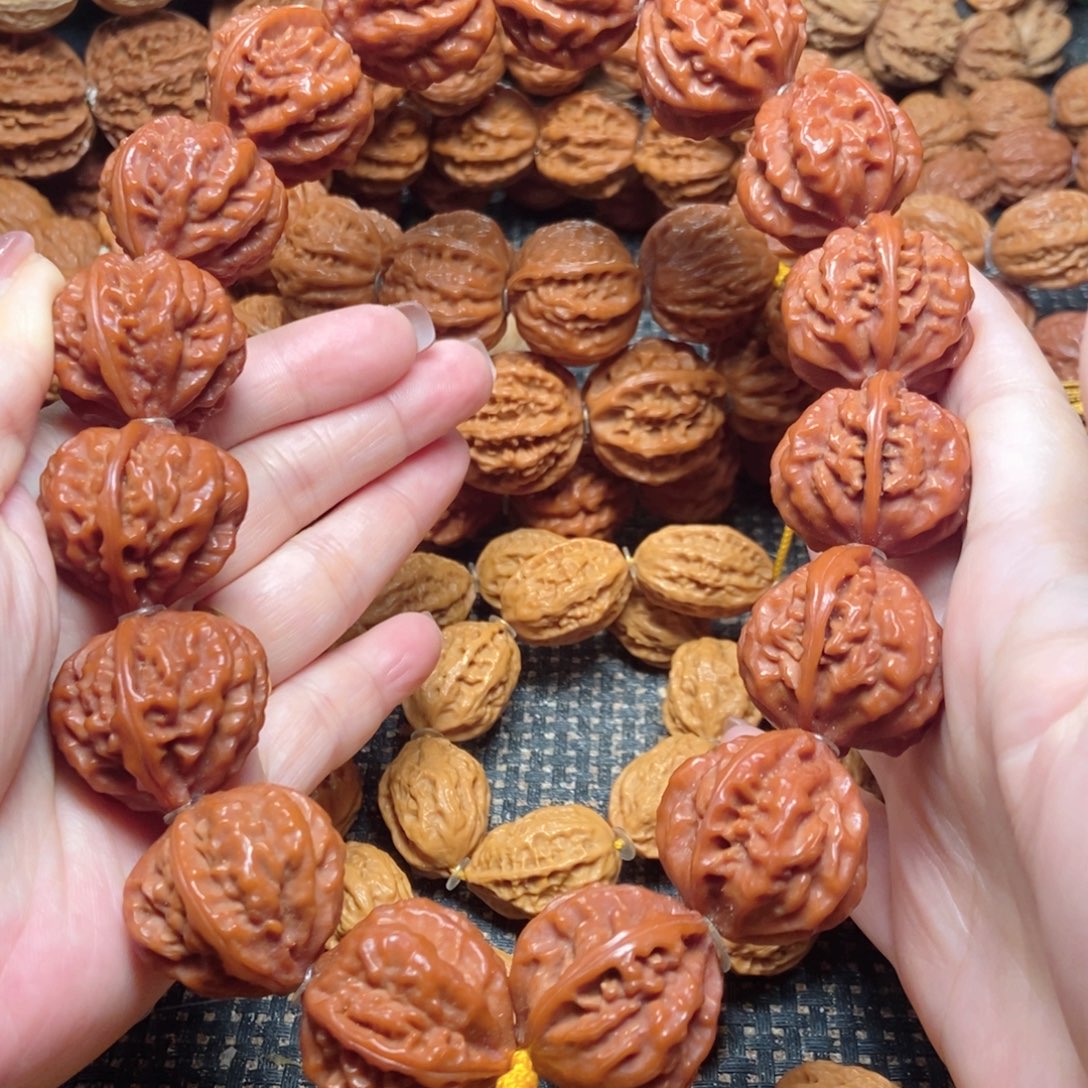 吊坠文玩核桃龙脊粗筋八棱手持