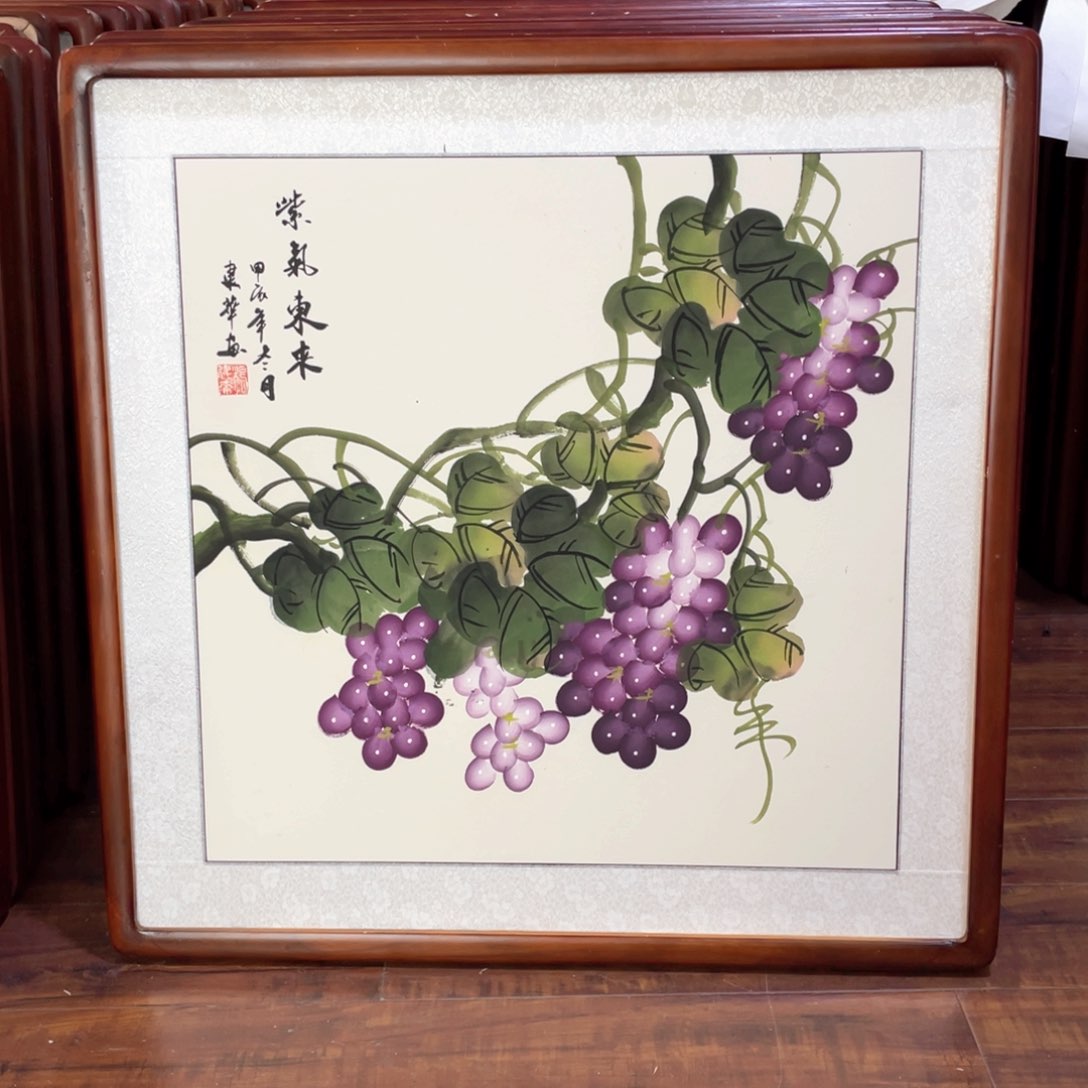国画带框尺寸63*63厘米