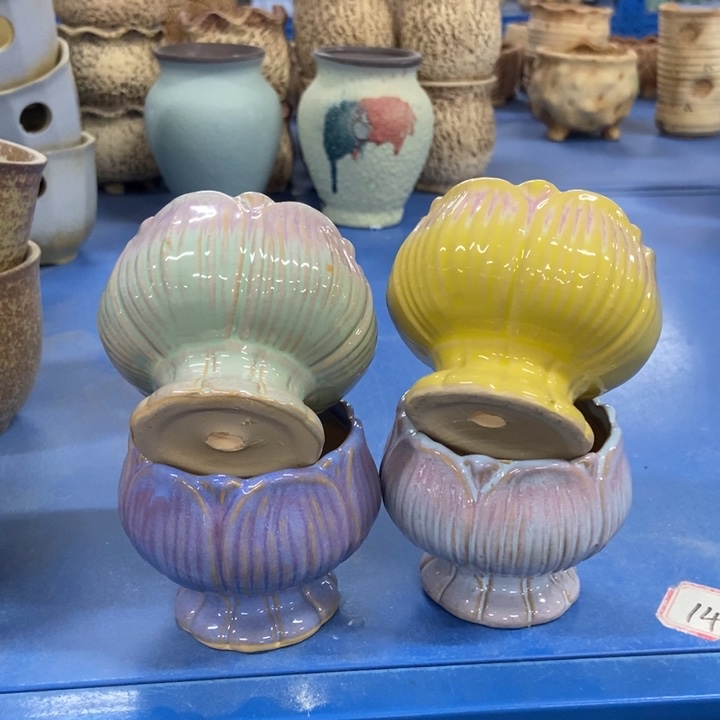 陶瓷花盆单场满9.9发6.5*6