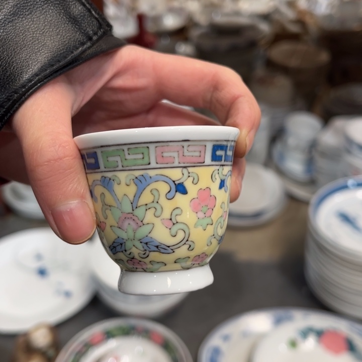 醴陵釉下手绘50毫升满工用****8