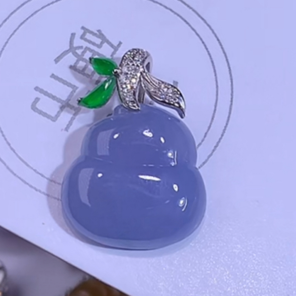 翡翠高冰紫葫芦 777