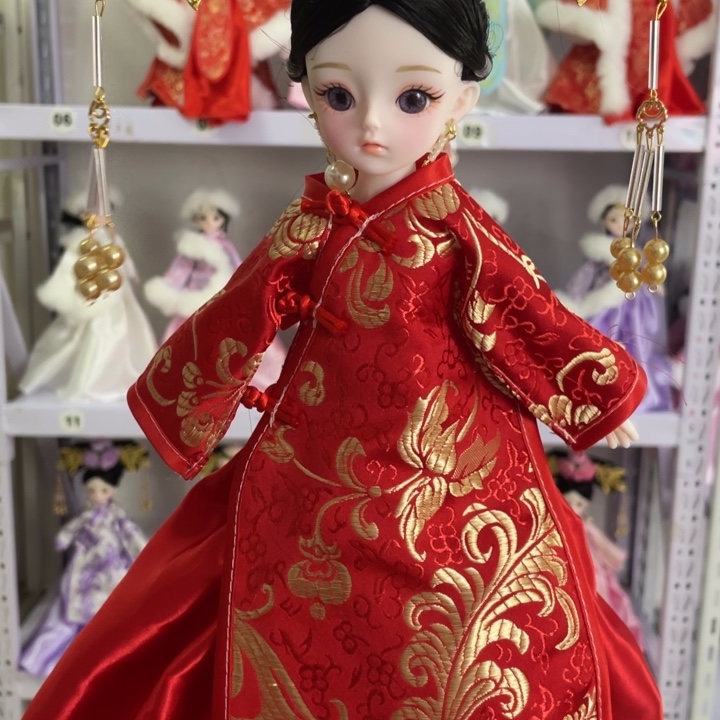 布艺漫美手工娃娃摆件礼品摆件娃娃好看