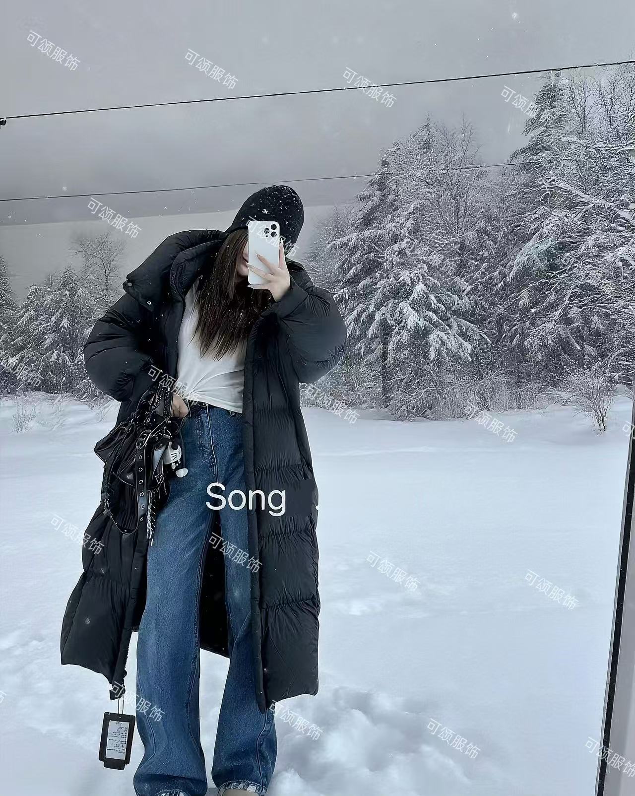 【暴雪时分】可溯源25新厚款90鸭绒羽绒服连帽高品质轻奢长羽绒服