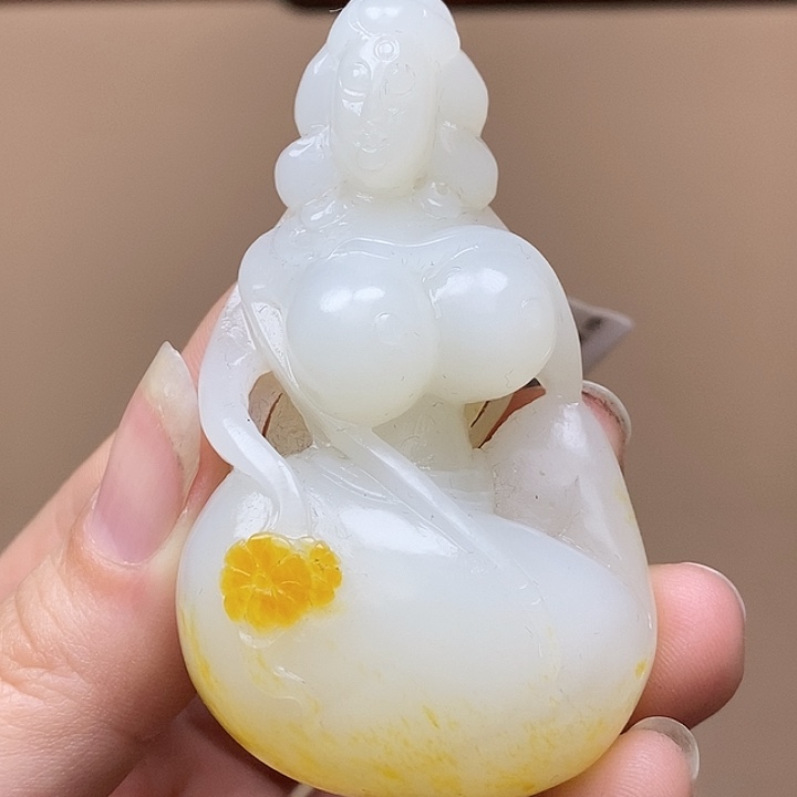 和田玉挂件未镶嵌朕*忙F