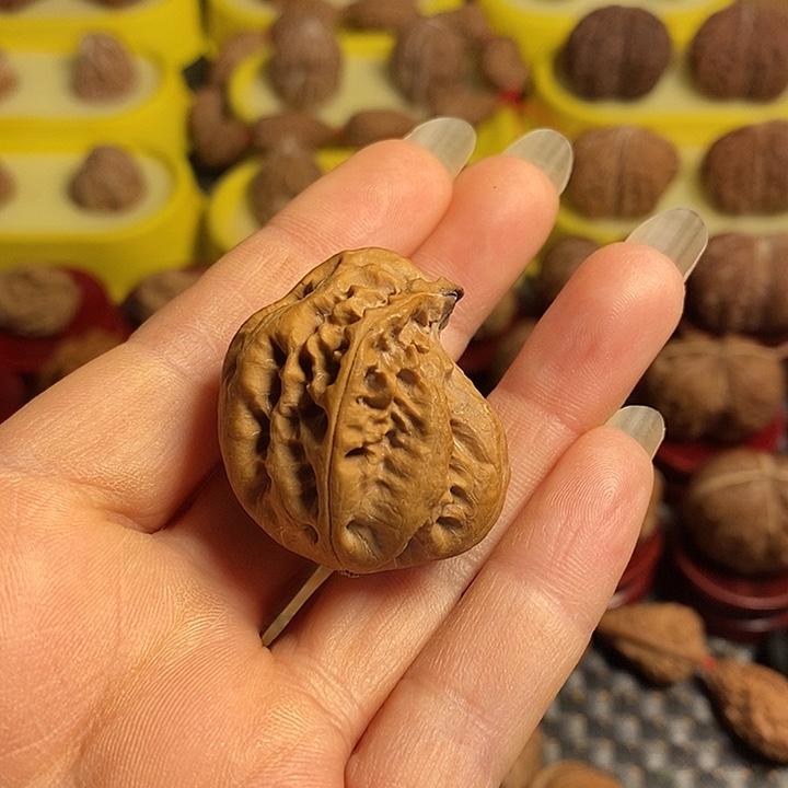 文玩核桃把件屁*师异形对