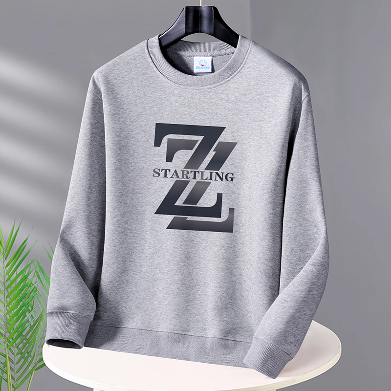 秋冬新款休闲时尚百搭圆领卫衣