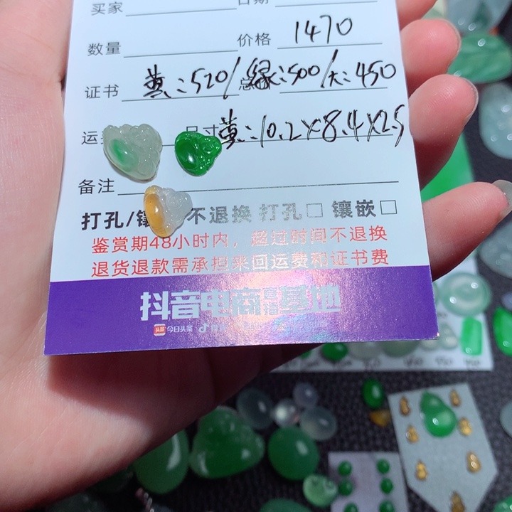 Q***i翡翠未镶嵌颈饰翡翠