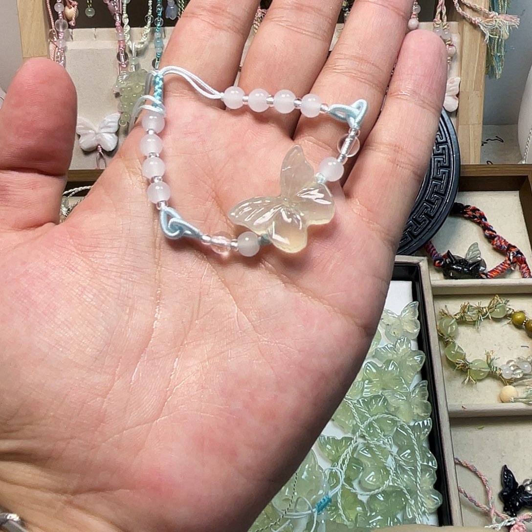 蛇纹石玉合金颈饰