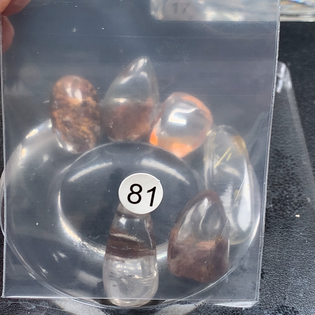 凌***海水晶颈饰未镶嵌天然水晶石吊坠