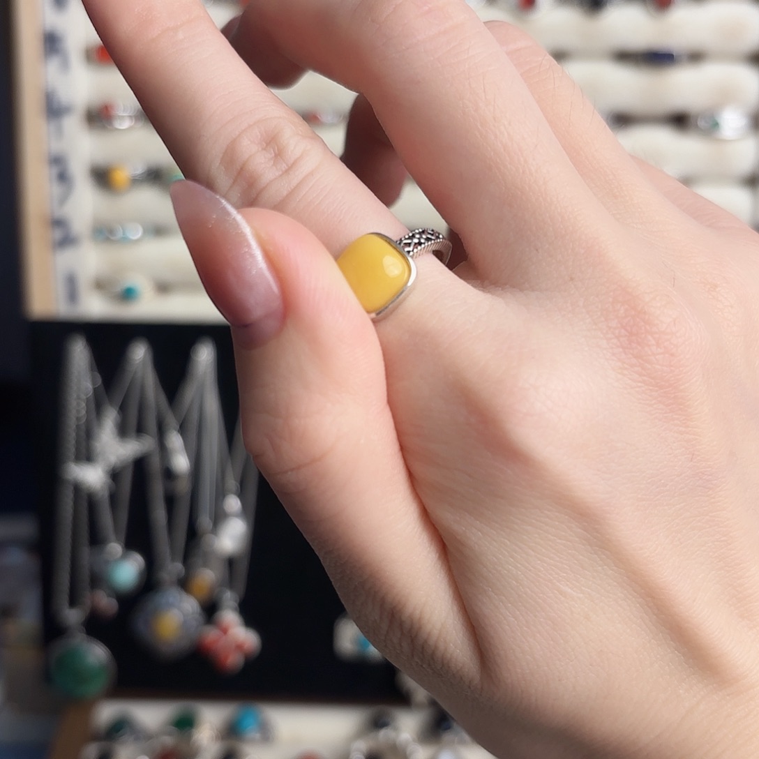 925银925银黄戒指