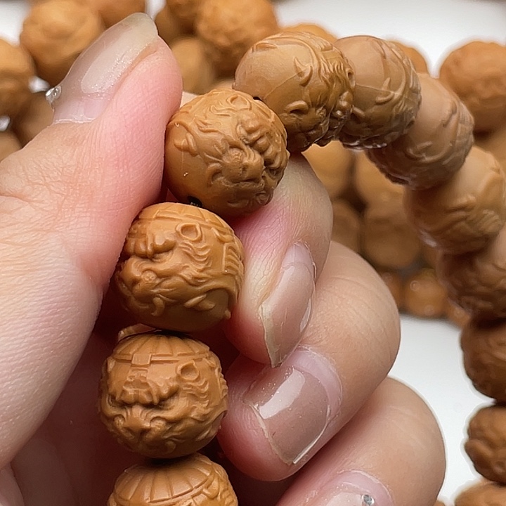 手串猴头核桃体验款金虎财神