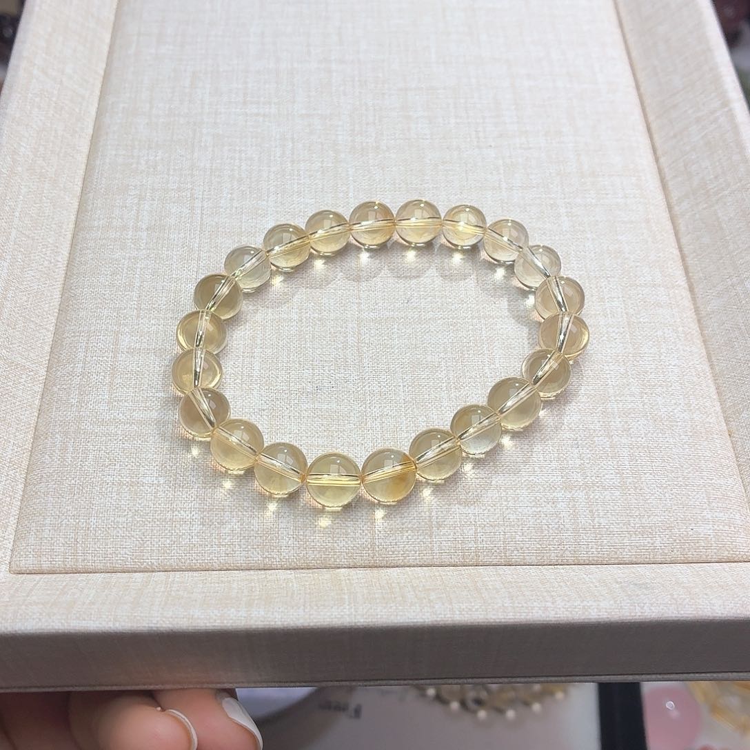 千***¹水晶手串未镶嵌天然水晶8➕445漏