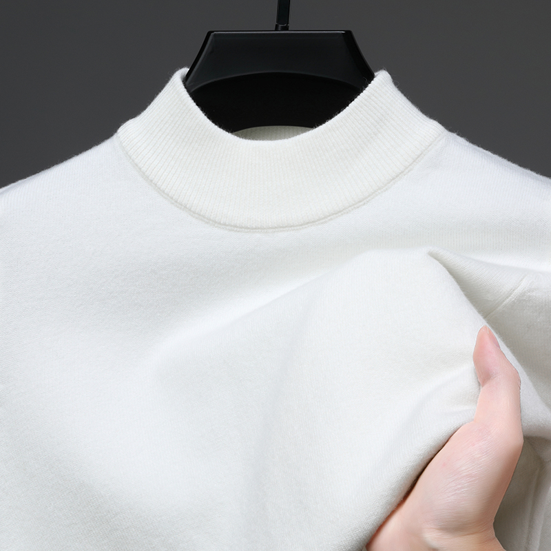 保罗 狮东尼【半高领】男士冬季毛衣秋冬款加厚打底衫针织衫上衣