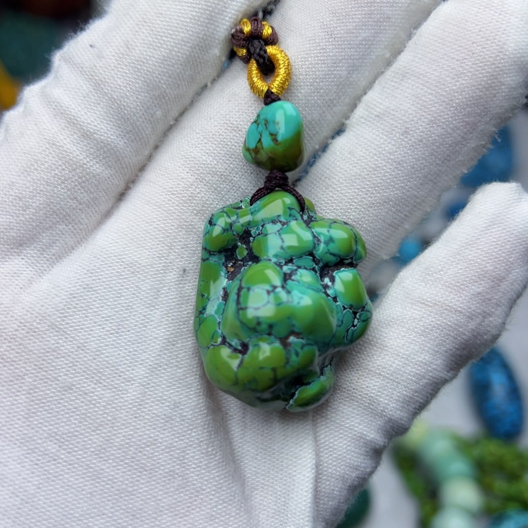 绿松石珠宝奇石未镶嵌