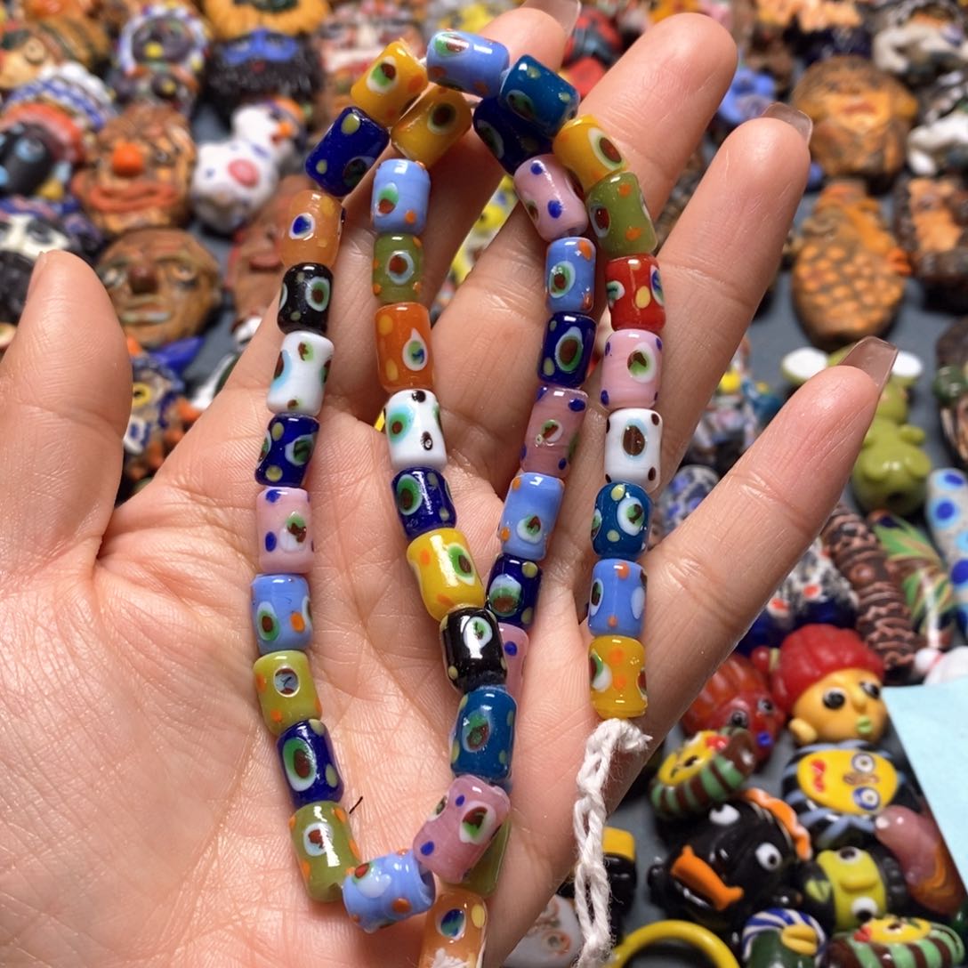 琉璃颈饰印度尼西亚链子