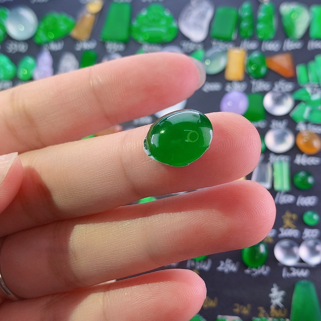 翡翠未镶嵌颈饰纯天然翡翠a货